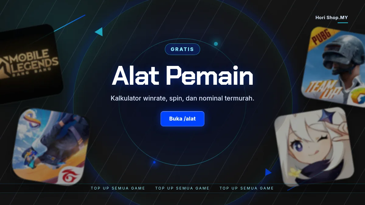 Alat pemain: kalkulator winrate, spin, dan nominal
