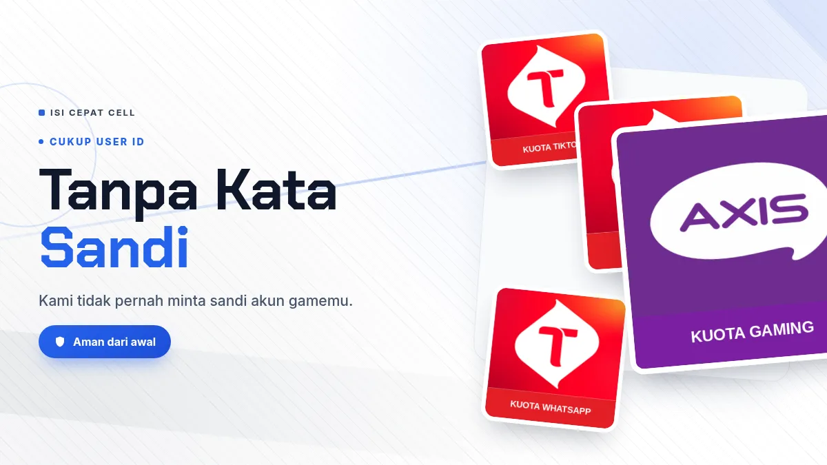 Tanpa kata sandi akun game, cukup User ID