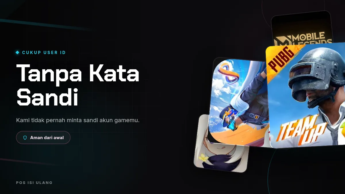 Tanpa kata sandi akun game, cukup User ID