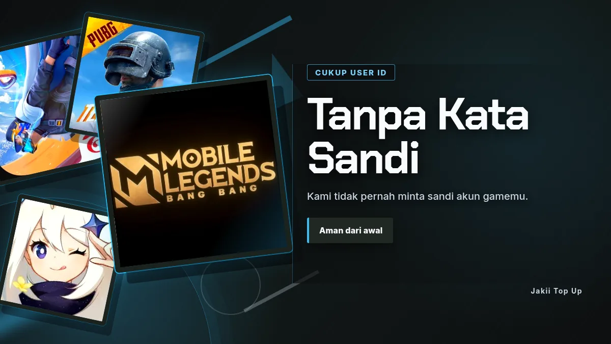 Tanpa kata sandi akun game, cukup User ID