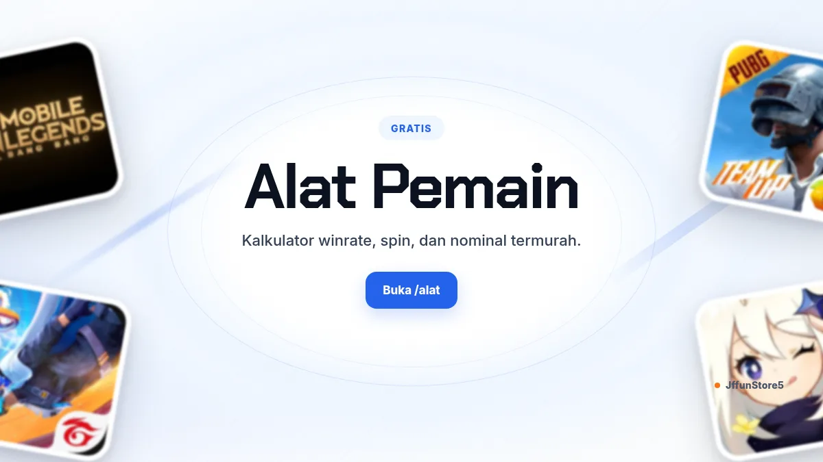 Alat pemain: kalkulator winrate, spin, dan nominal