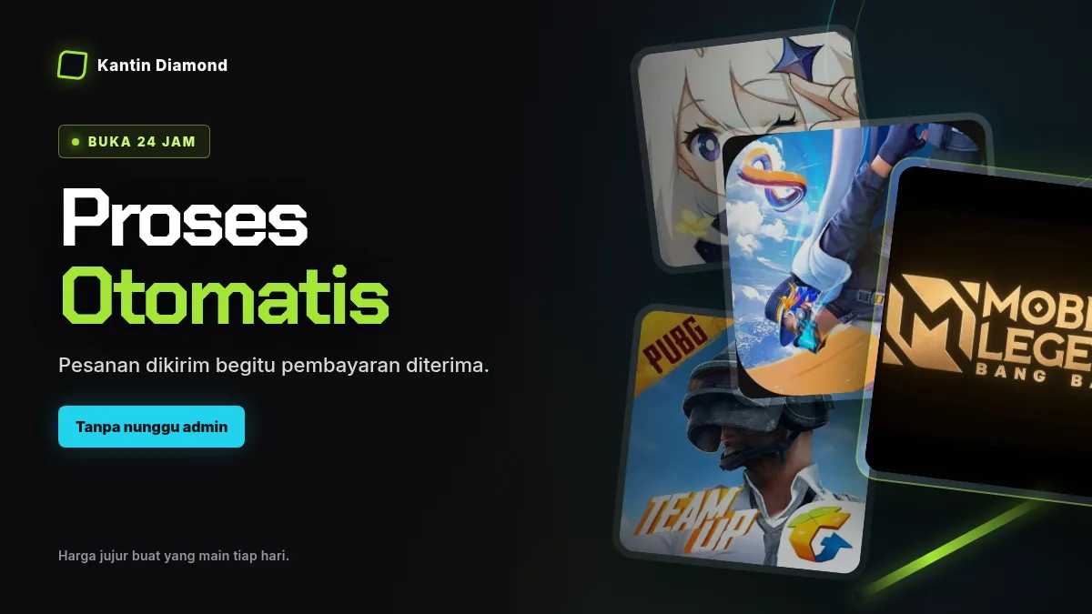 Proses otomatis, buka 24 jam