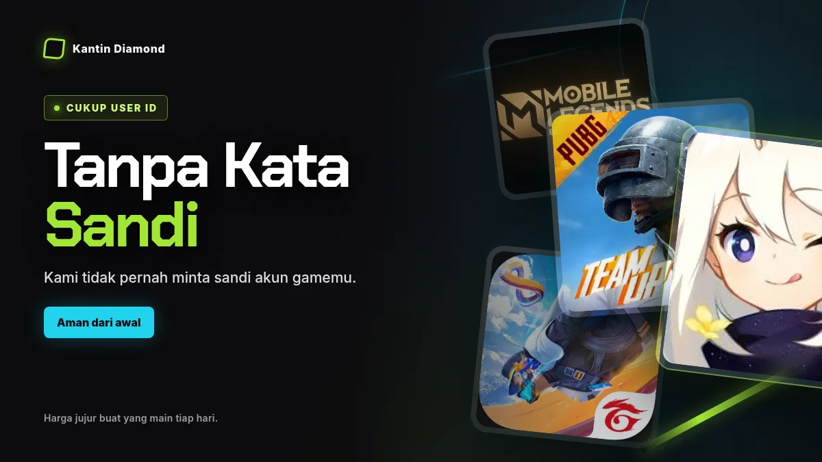 Tanpa kata sandi akun game, cukup User ID