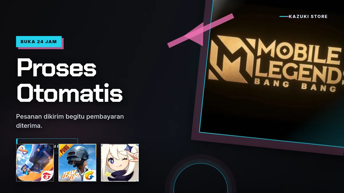 Proses otomatis, buka 24 jam