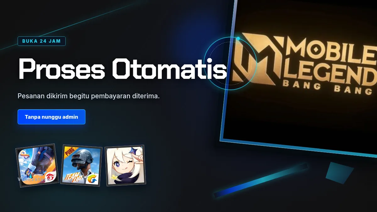 Proses otomatis, buka 24 jam