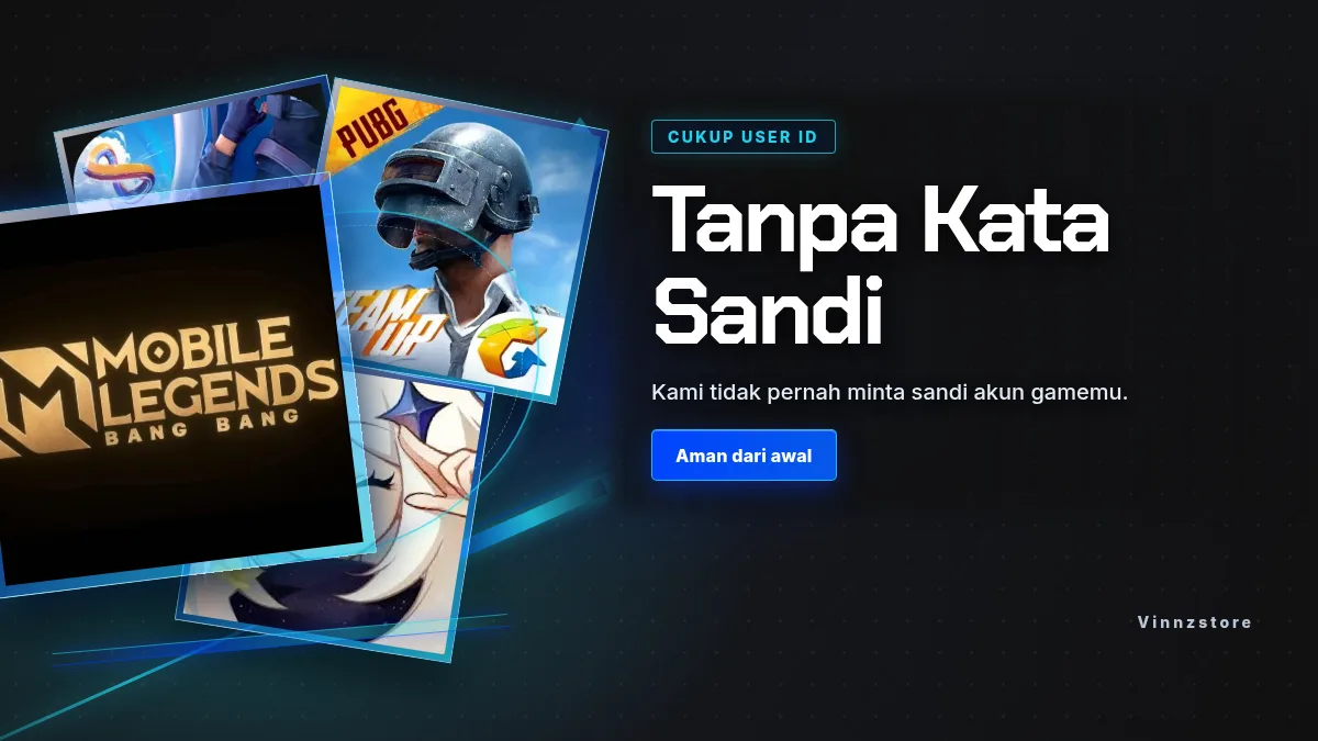 Tanpa kata sandi akun game, cukup User ID
