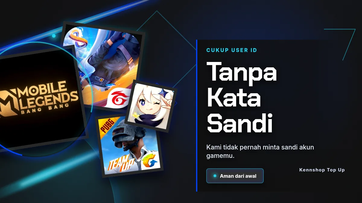 Tanpa kata sandi akun game, cukup User ID