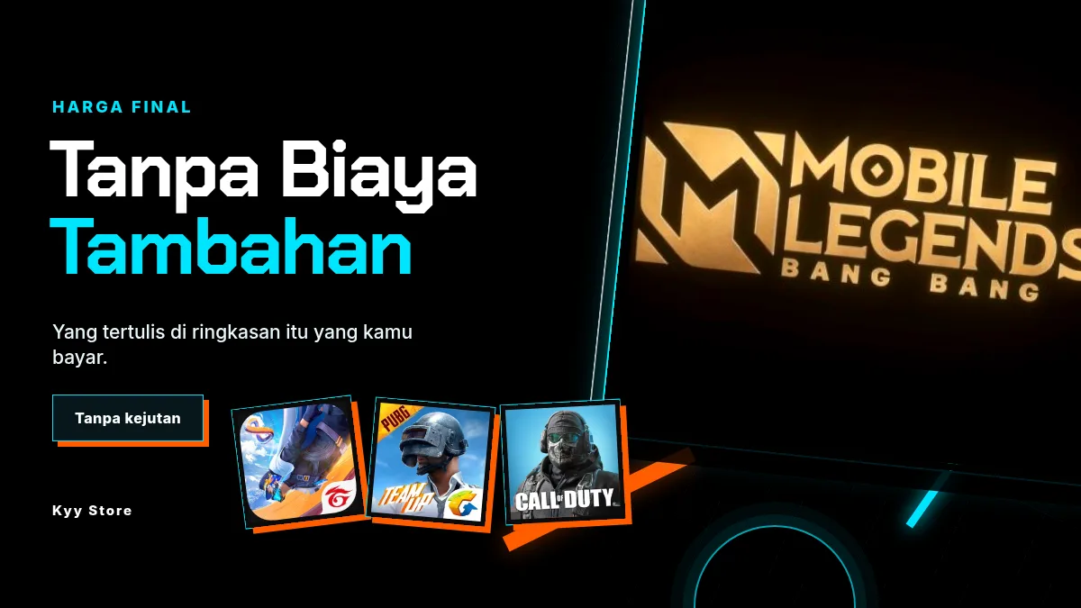 Harga final, tanpa biaya tambahan di halaman bayar