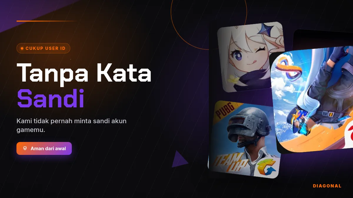 Tanpa kata sandi akun game, cukup User ID