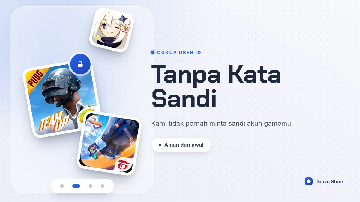 Tanpa kata sandi akun game, cukup User ID
