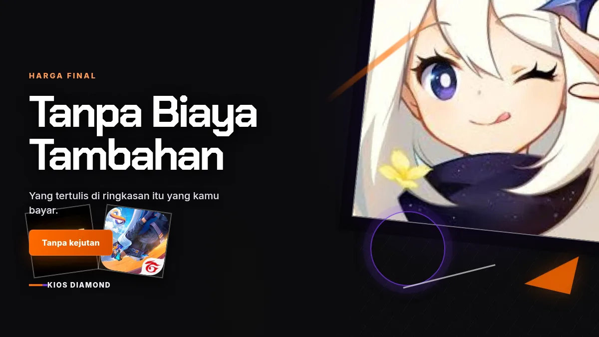Harga final, tanpa biaya tambahan di halaman bayar
