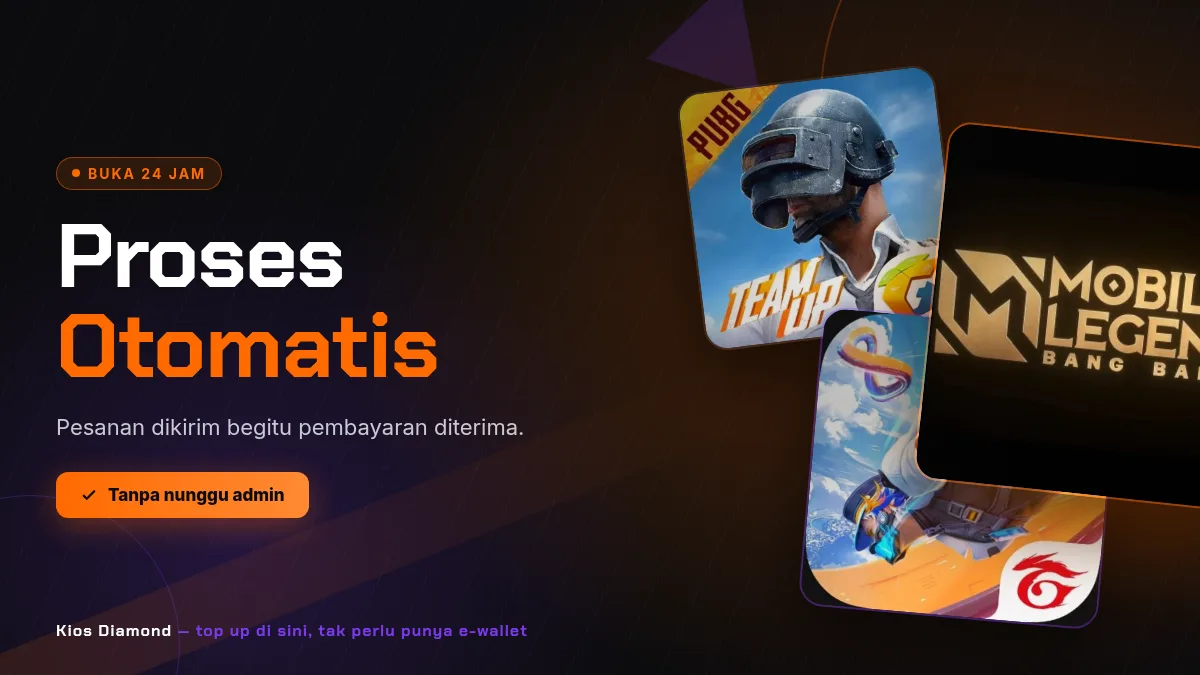 Proses otomatis, buka 24 jam