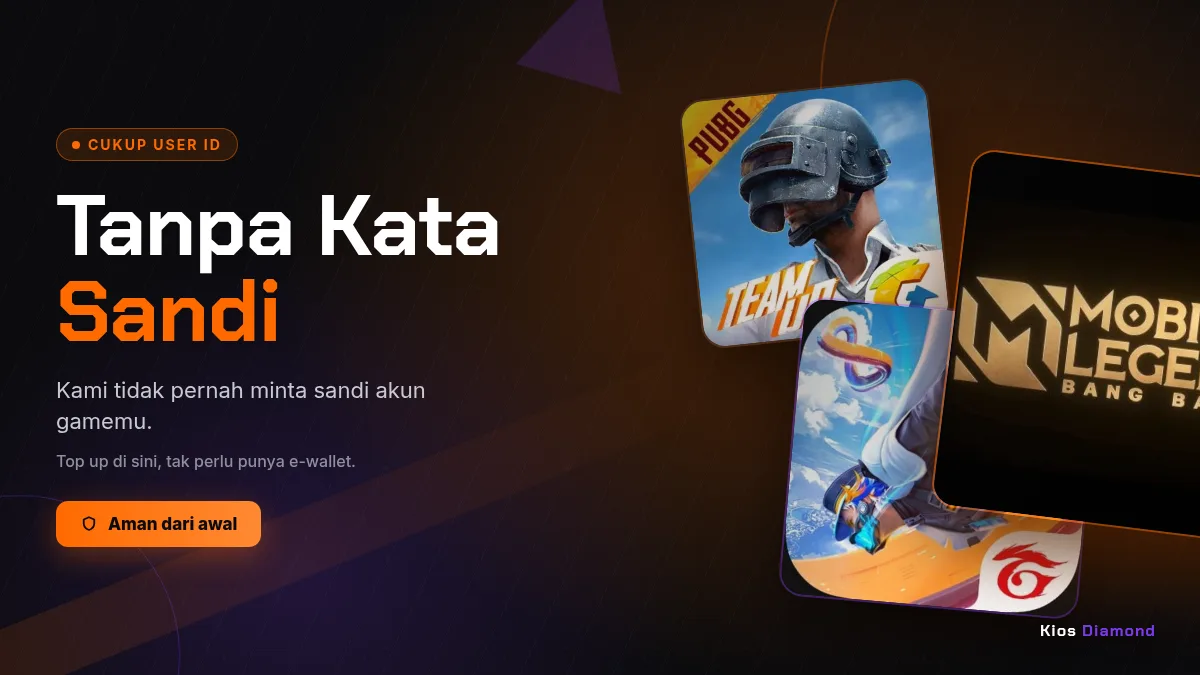 Tanpa kata sandi akun game, cukup User ID