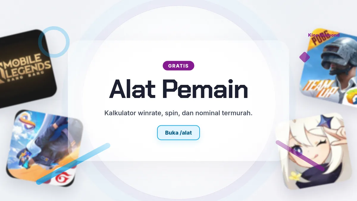Alat pemain: kalkulator winrate, spin, dan nominal
