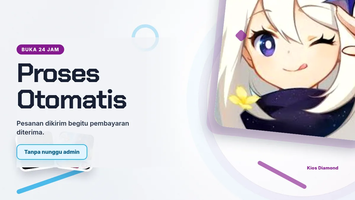 Proses otomatis, buka 24 jam