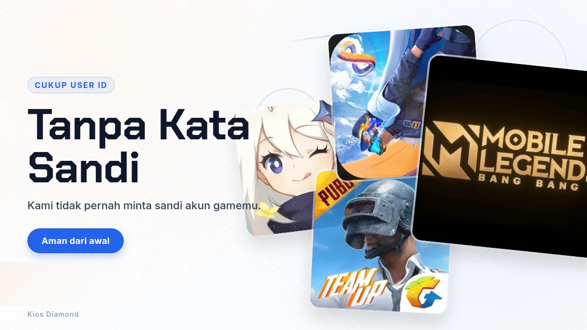 Tanpa kata sandi akun game, cukup User ID