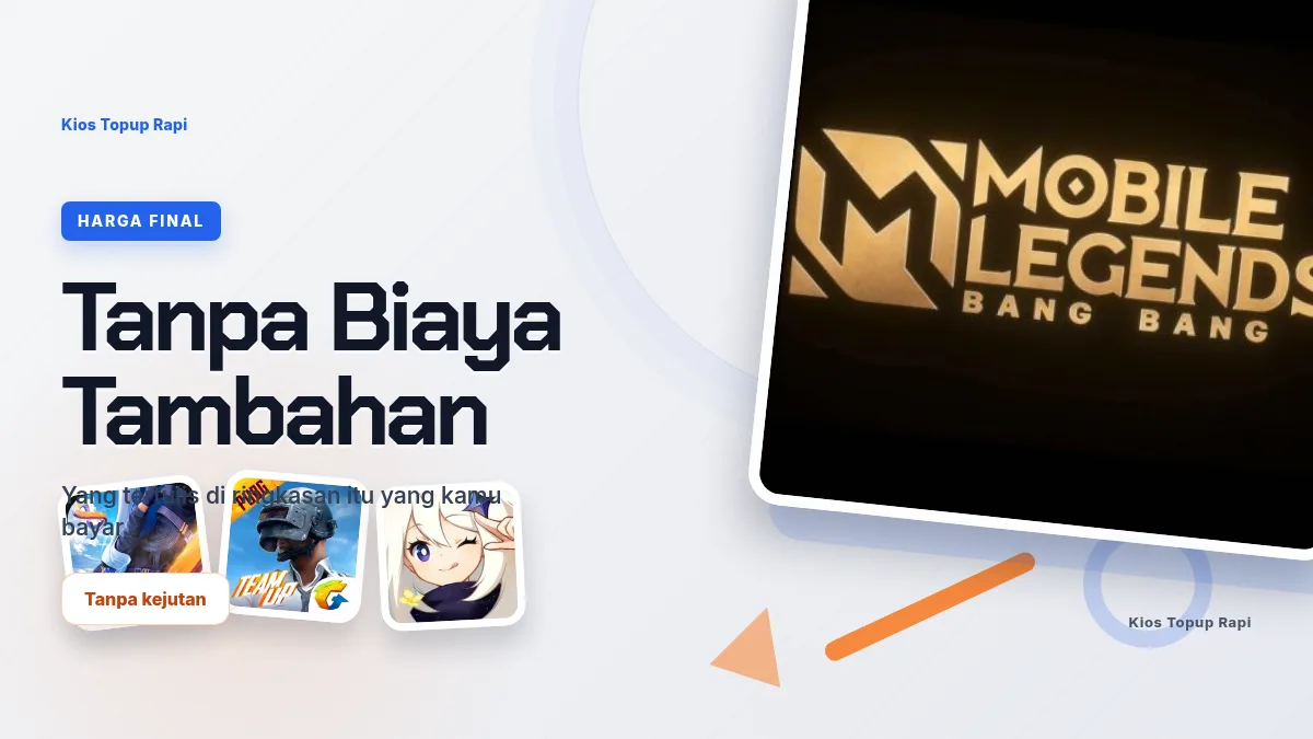 Harga final, tanpa biaya tambahan di halaman bayar