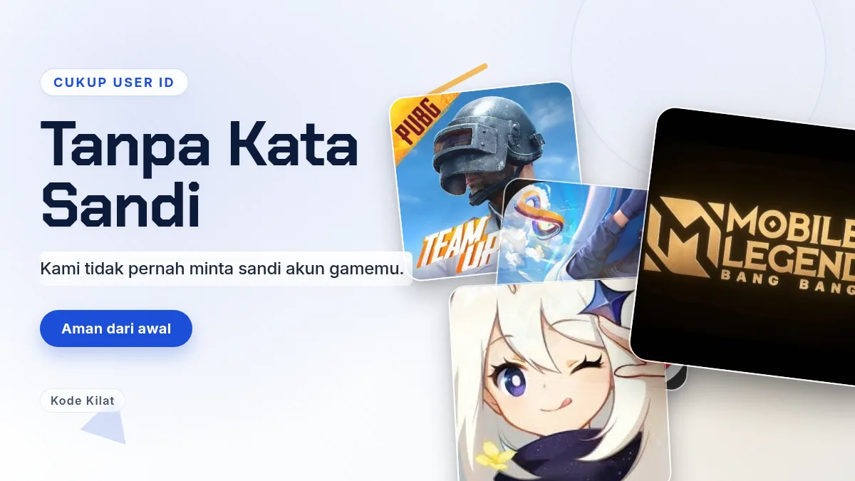 Tanpa kata sandi akun game, cukup User ID