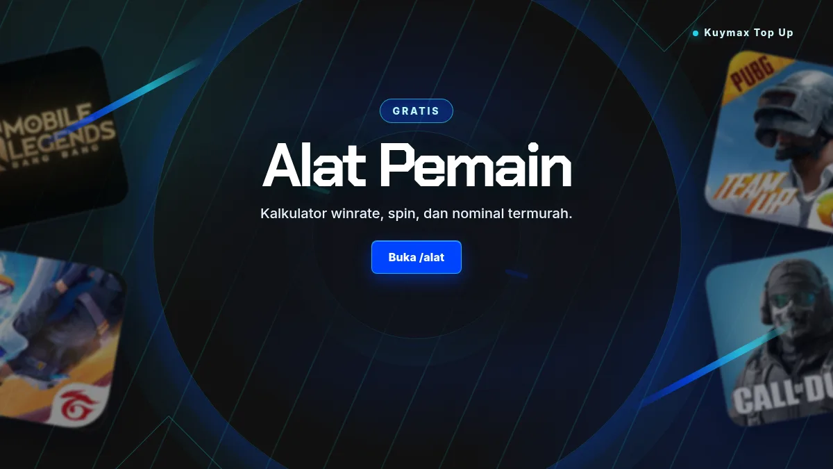 Alat pemain: kalkulator winrate, spin, dan nominal