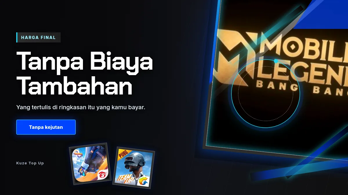 Harga final, tanpa biaya tambahan di halaman bayar