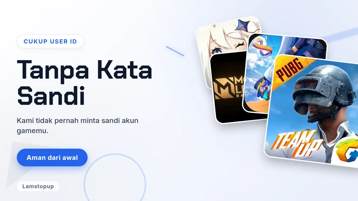 Tanpa kata sandi akun game, cukup User ID