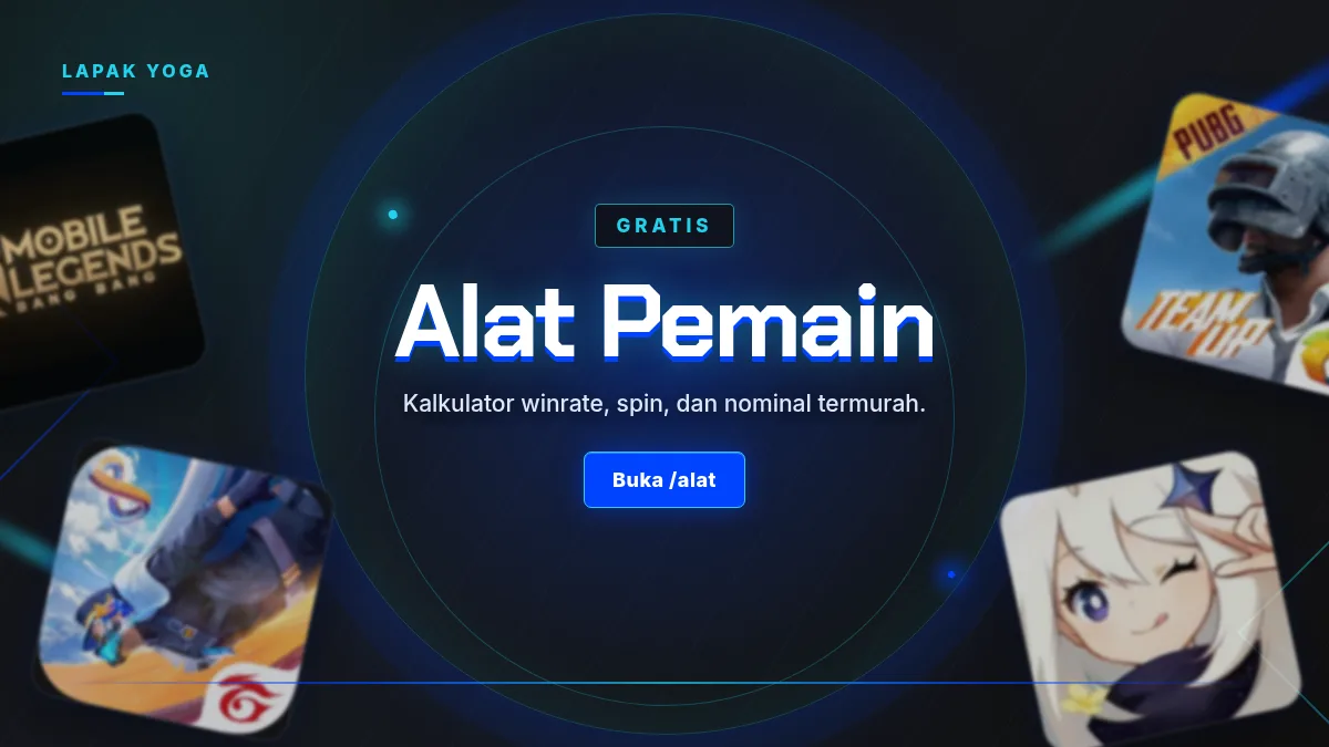 Alat pemain: kalkulator winrate, spin, dan nominal