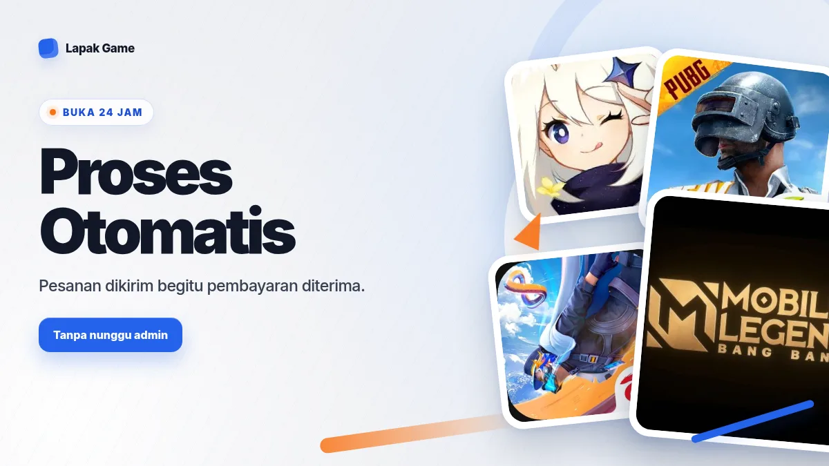 Proses otomatis, buka 24 jam