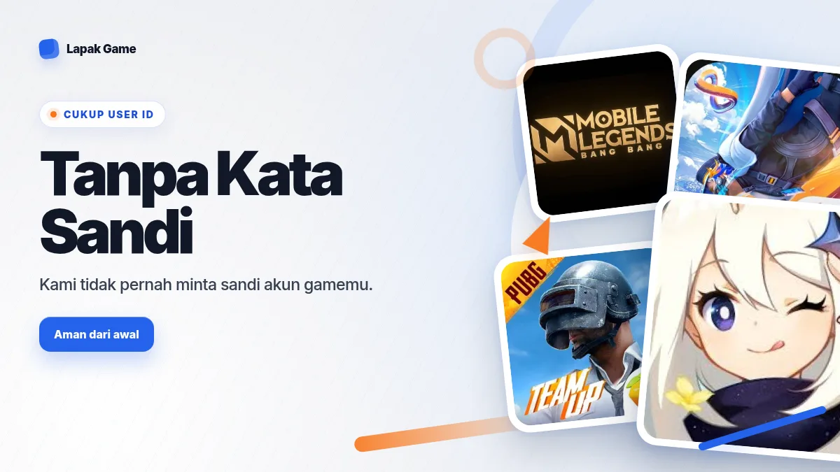Tanpa kata sandi akun game, cukup User ID