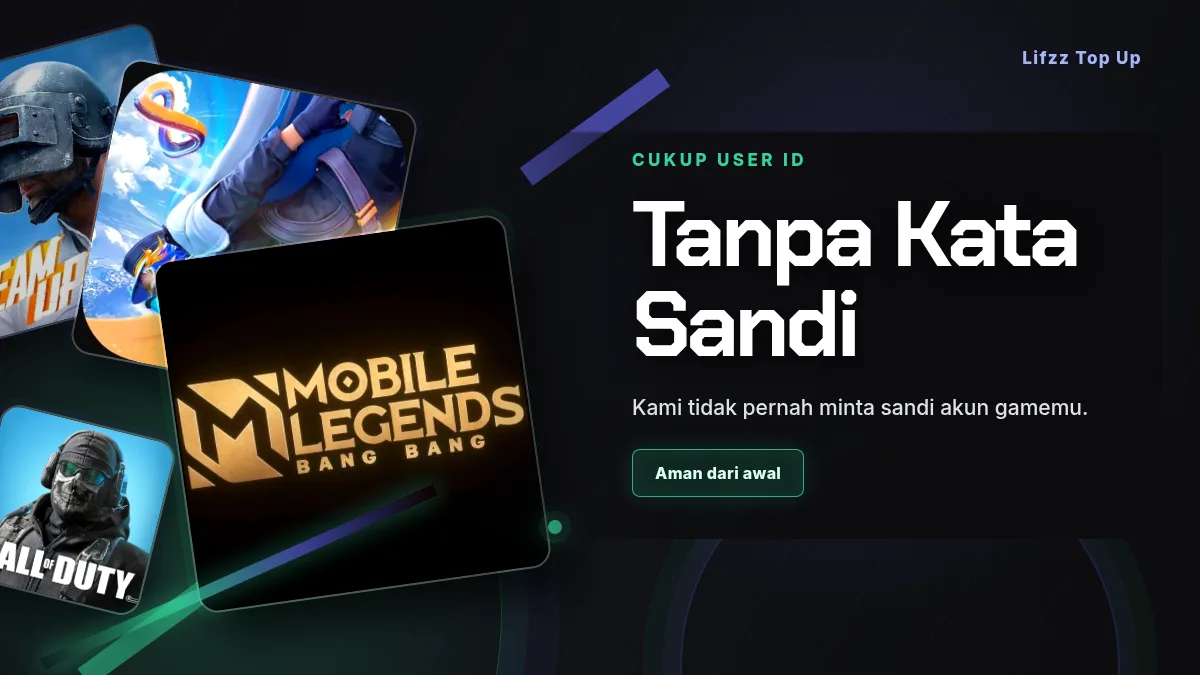 Tanpa kata sandi akun game, cukup User ID