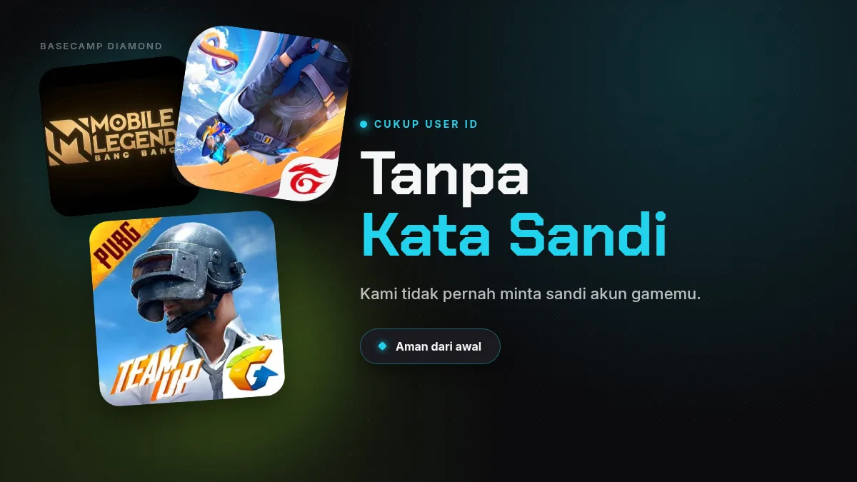 Tanpa kata sandi akun game, cukup User ID