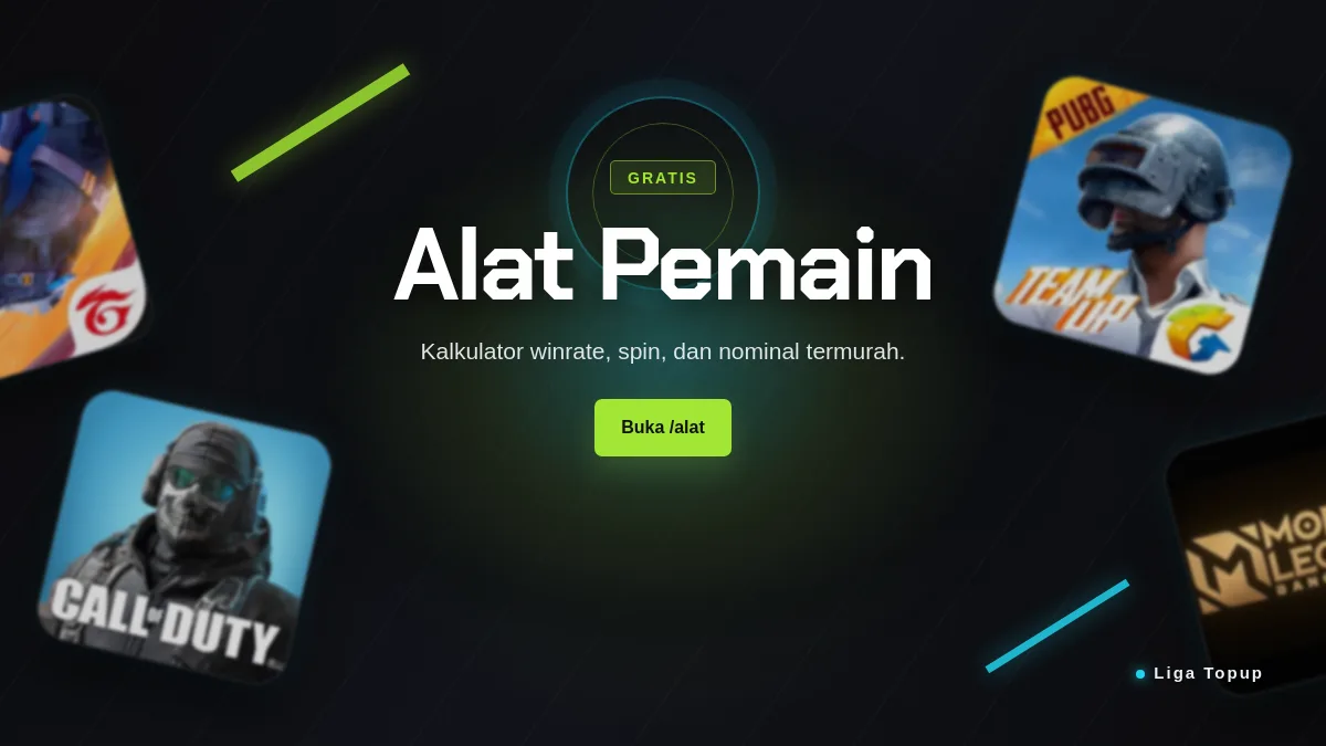 Alat pemain: kalkulator winrate, spin, dan nominal