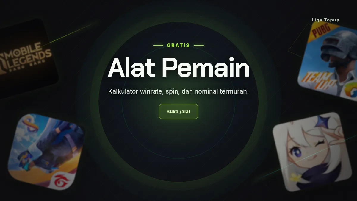 Alat pemain: kalkulator winrate, spin, dan nominal
