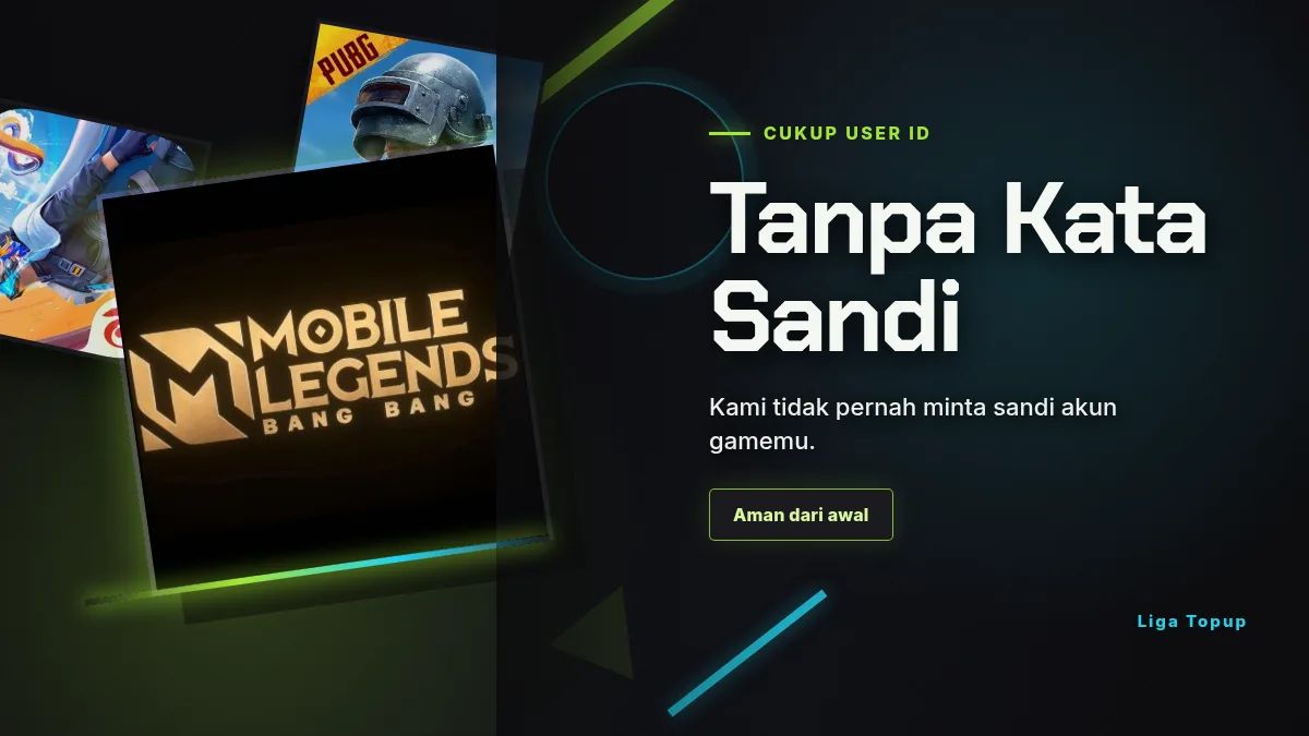 Tanpa kata sandi akun game, cukup User ID