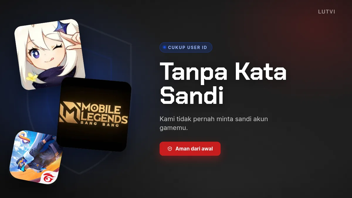 Tanpa kata sandi akun game, cukup User ID
