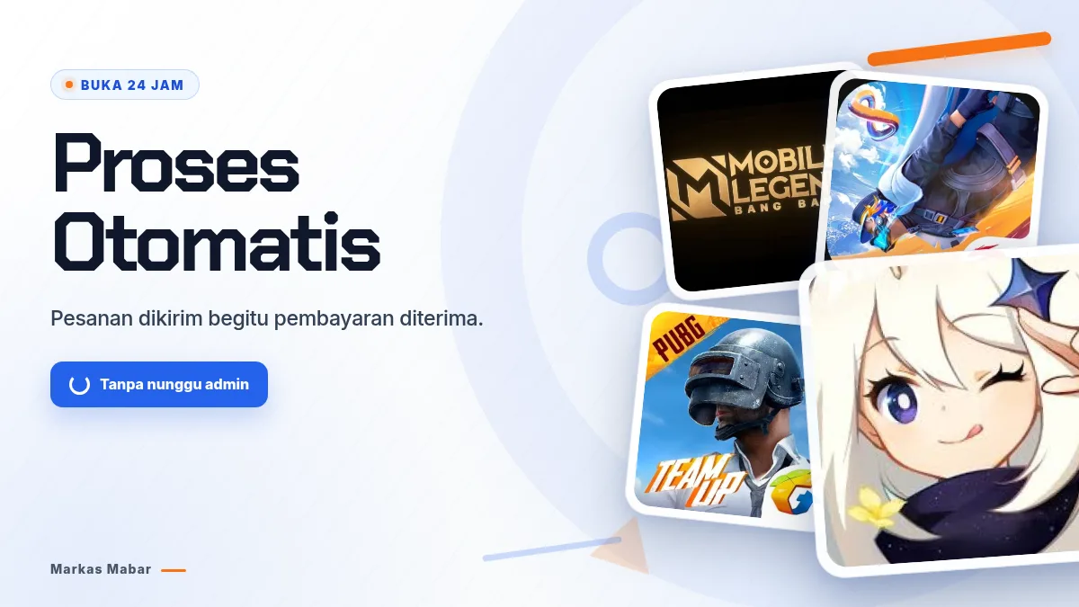 Proses otomatis, buka 24 jam
