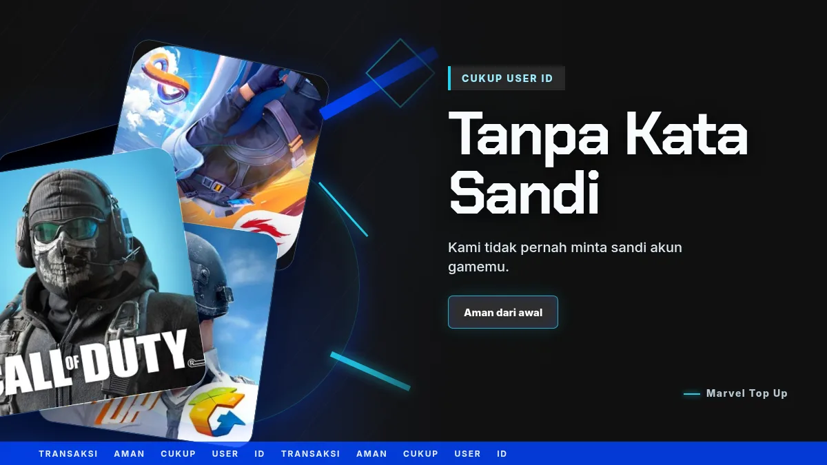 Tanpa kata sandi akun game, cukup User ID