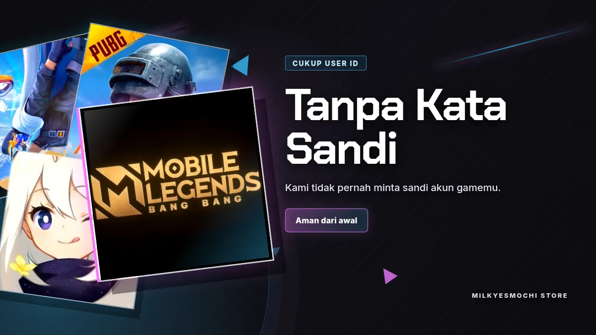 Tanpa kata sandi akun game, cukup User ID