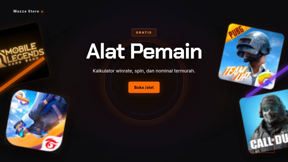 Alat pemain: kalkulator winrate, spin, dan nominal