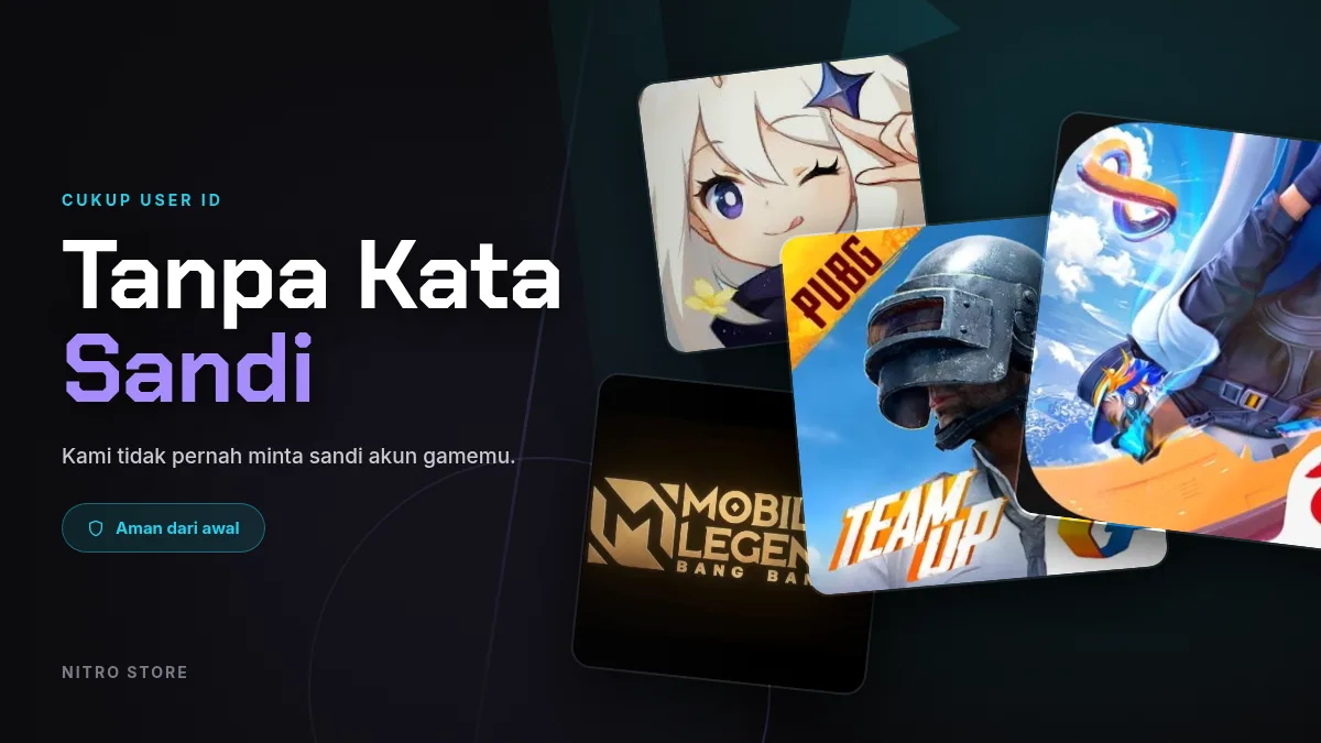 Tanpa kata sandi akun game, cukup User ID