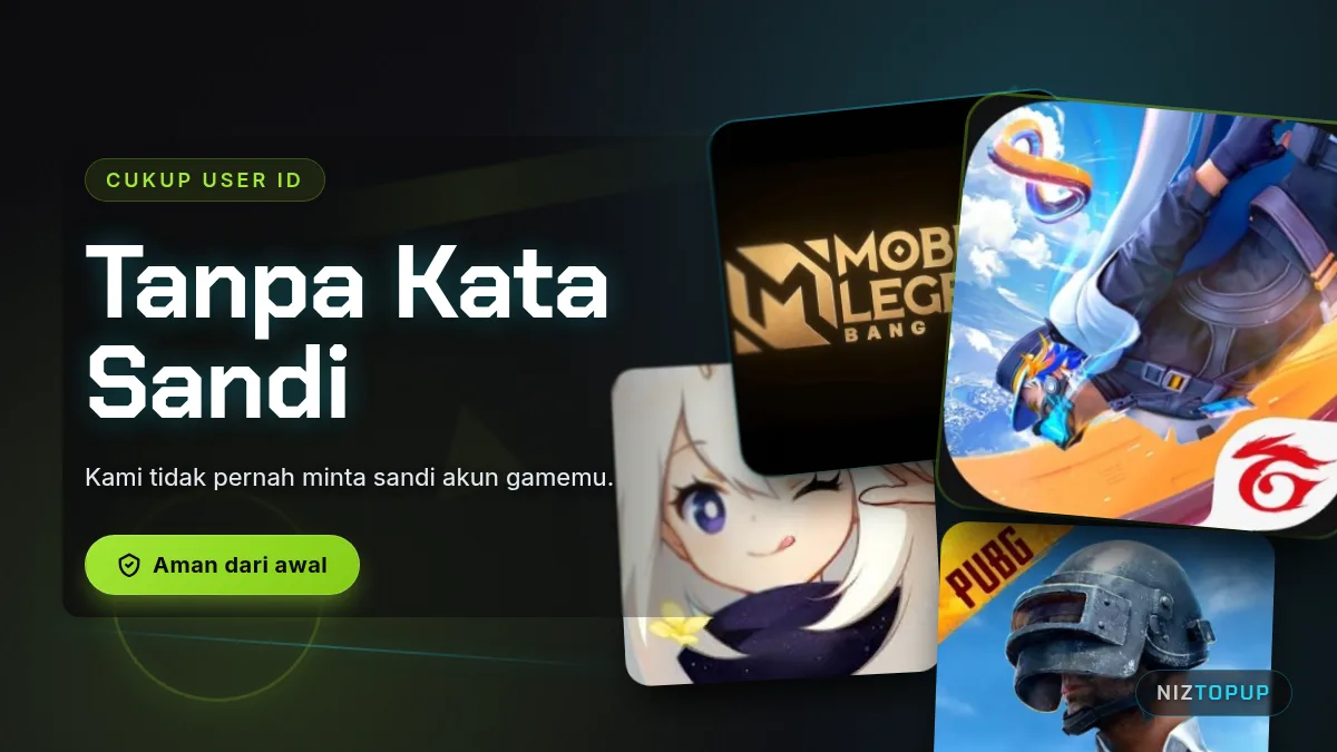 Tanpa kata sandi akun game, cukup User ID