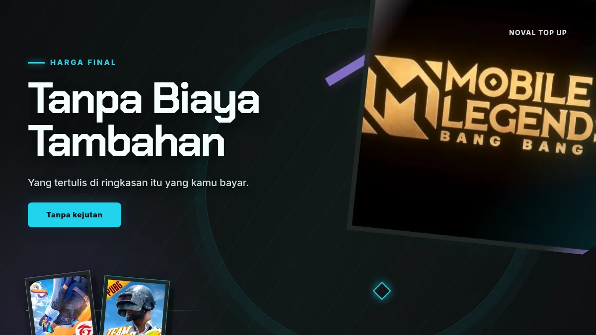 Harga final, tanpa biaya tambahan di halaman bayar