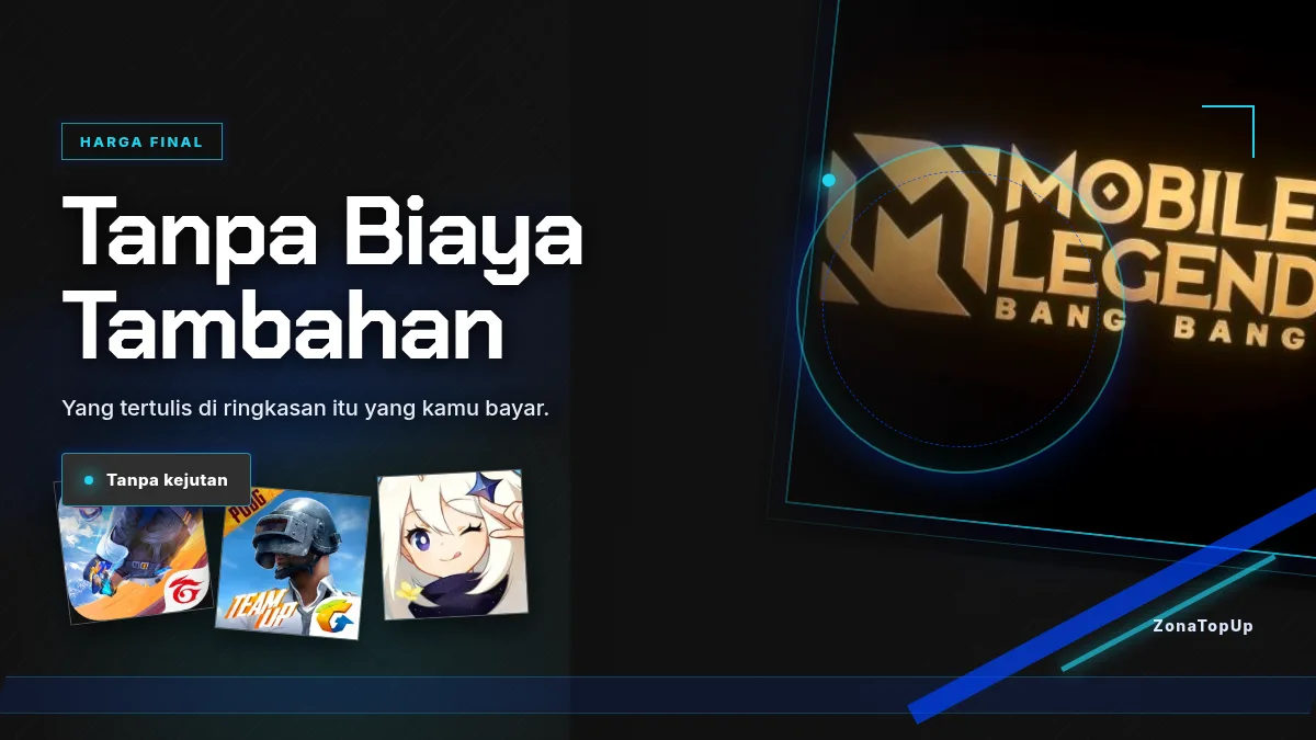 Harga final, tanpa biaya tambahan di halaman bayar