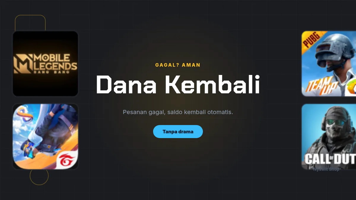 Pesanan gagal, dana kembali otomatis ke saldo