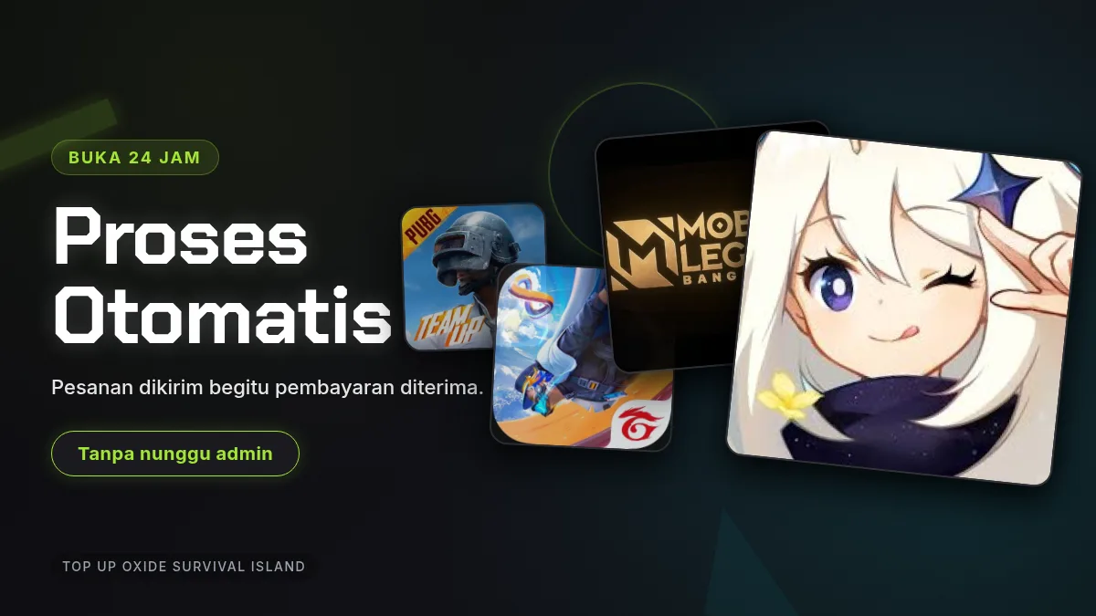Proses otomatis, buka 24 jam