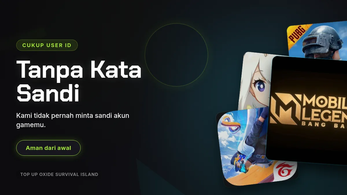 Tanpa kata sandi akun game, cukup User ID