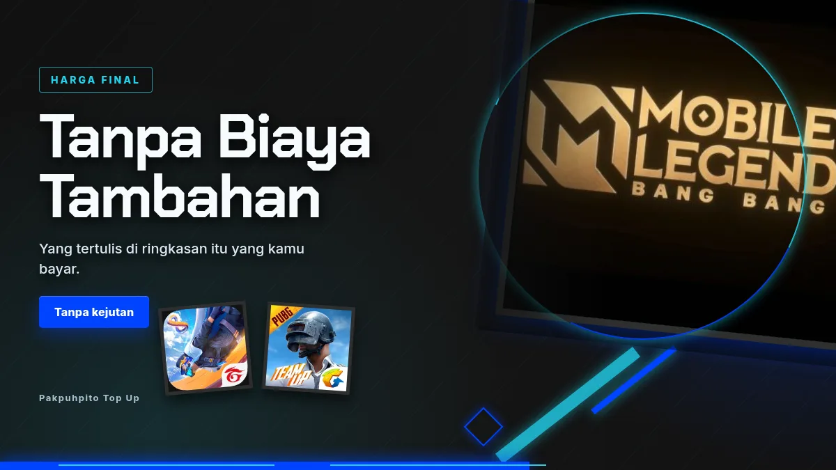 Harga final, tanpa biaya tambahan di halaman bayar