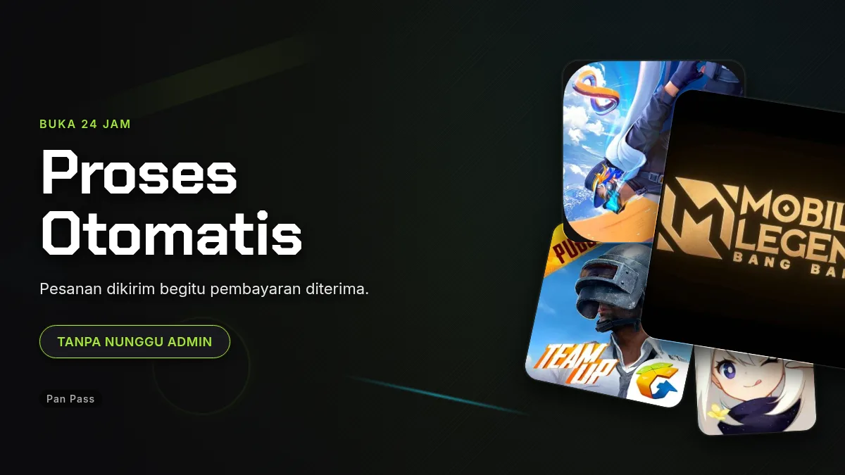 Proses otomatis, buka 24 jam