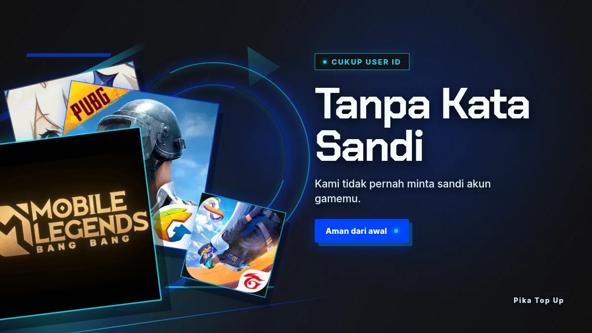 Tanpa kata sandi akun game, cukup User ID
