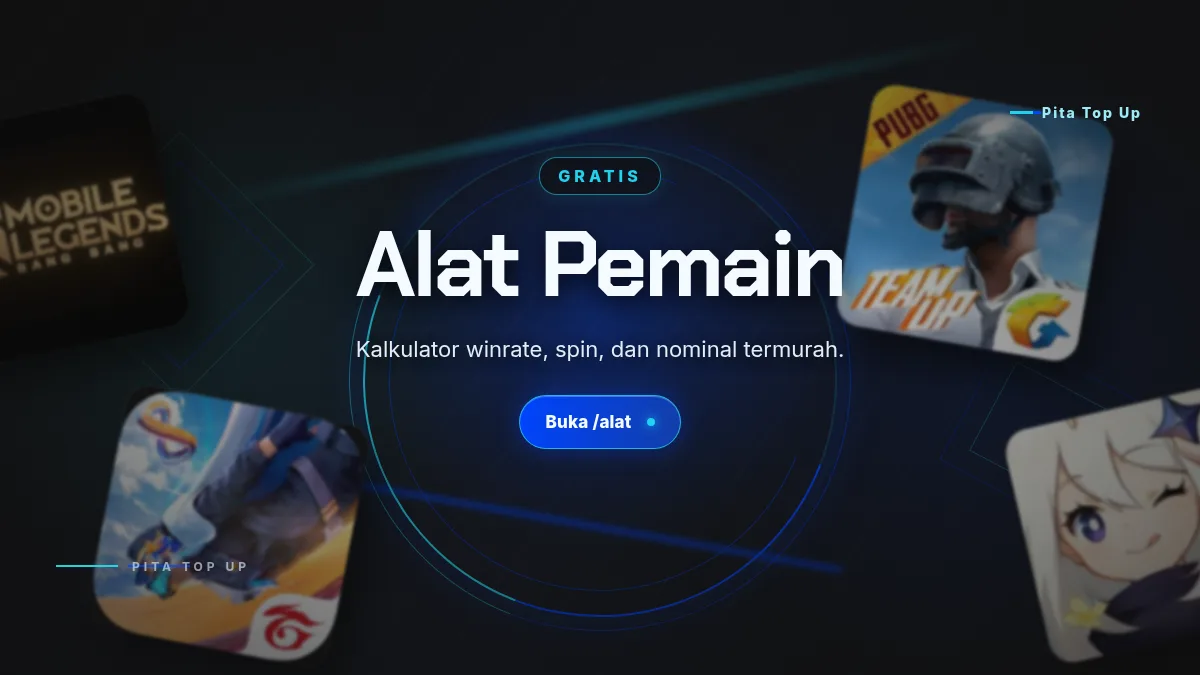 Alat pemain: kalkulator winrate, spin, dan nominal