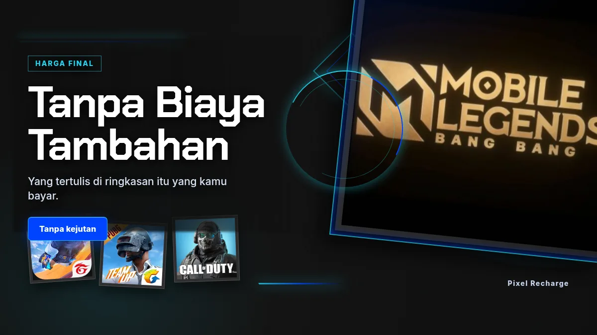 Harga final, tanpa biaya tambahan di halaman bayar